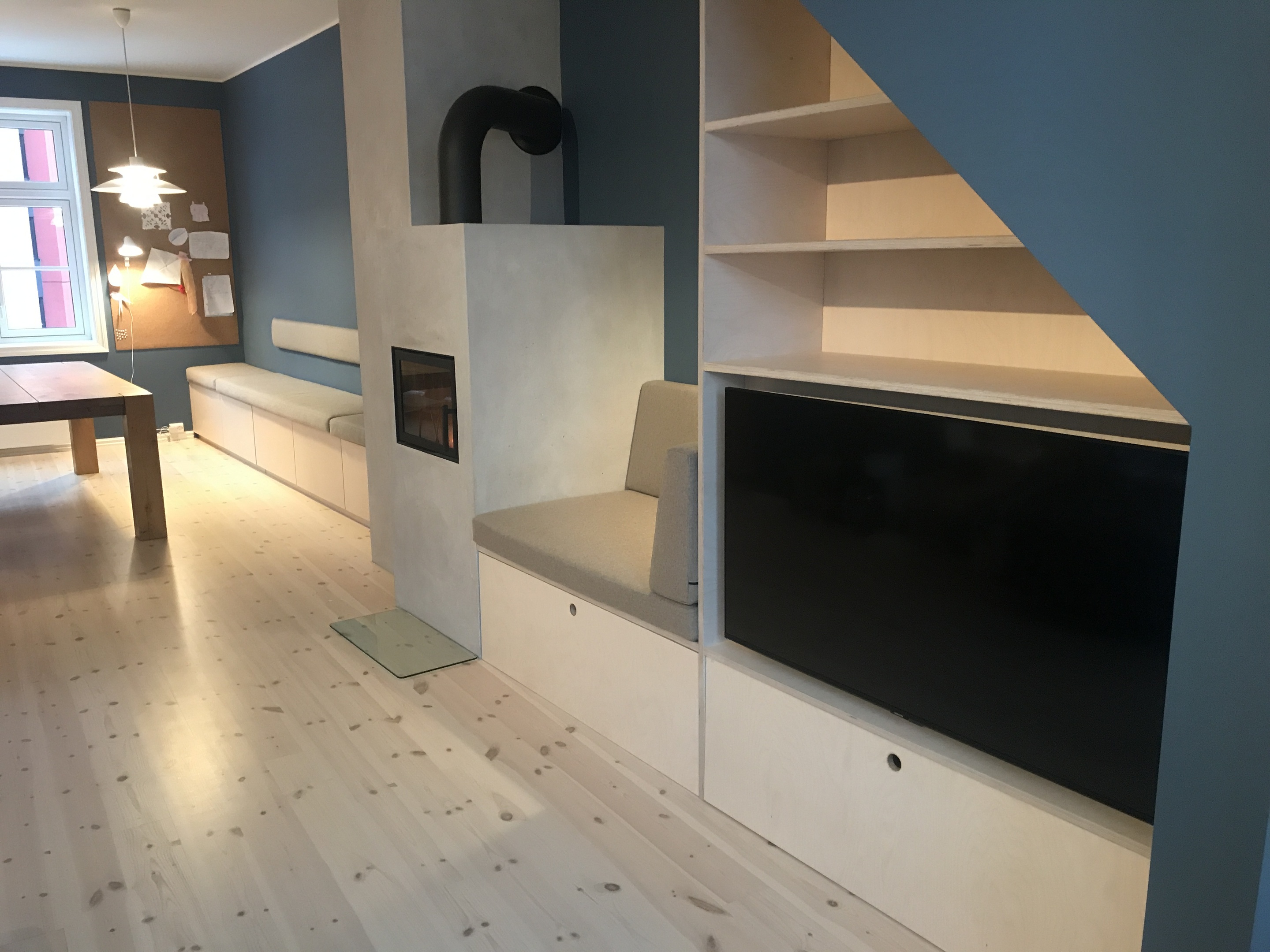 Snekkerbygget fra Studio10. Tegnet av Interiørarkitekt ByBeate